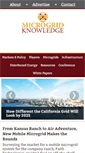 Mobile Screenshot of microgridknowledge.com